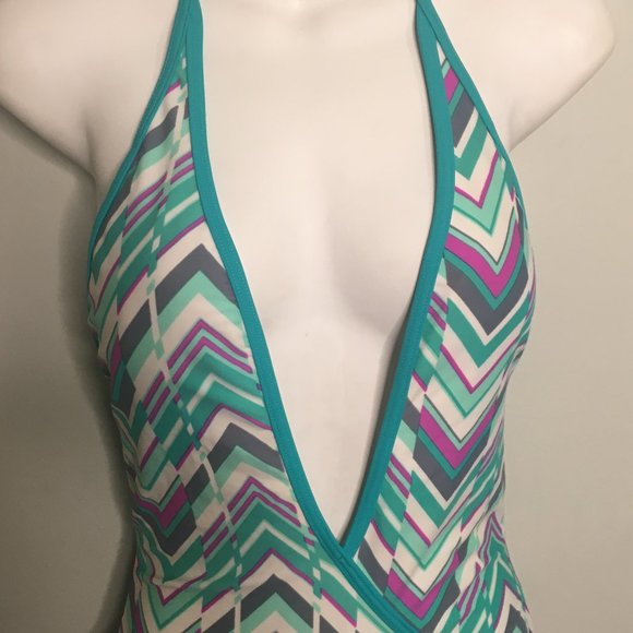 H&M - One Piece Blue/White Swimwear- Item#85 - Picture 6 of 6